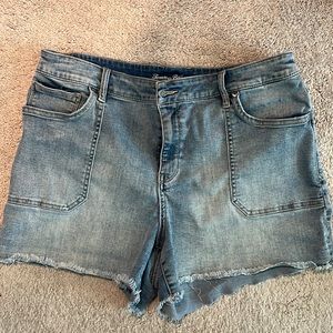 Tommy Bahama Boracay Indigo High-Rise 4-Inch Utility Shorts